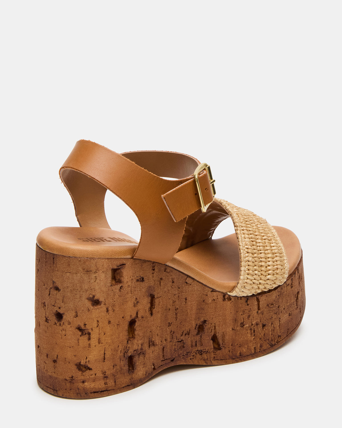 CABERNET Raffia Women's Platform Wedge Sandal - Steve Madden