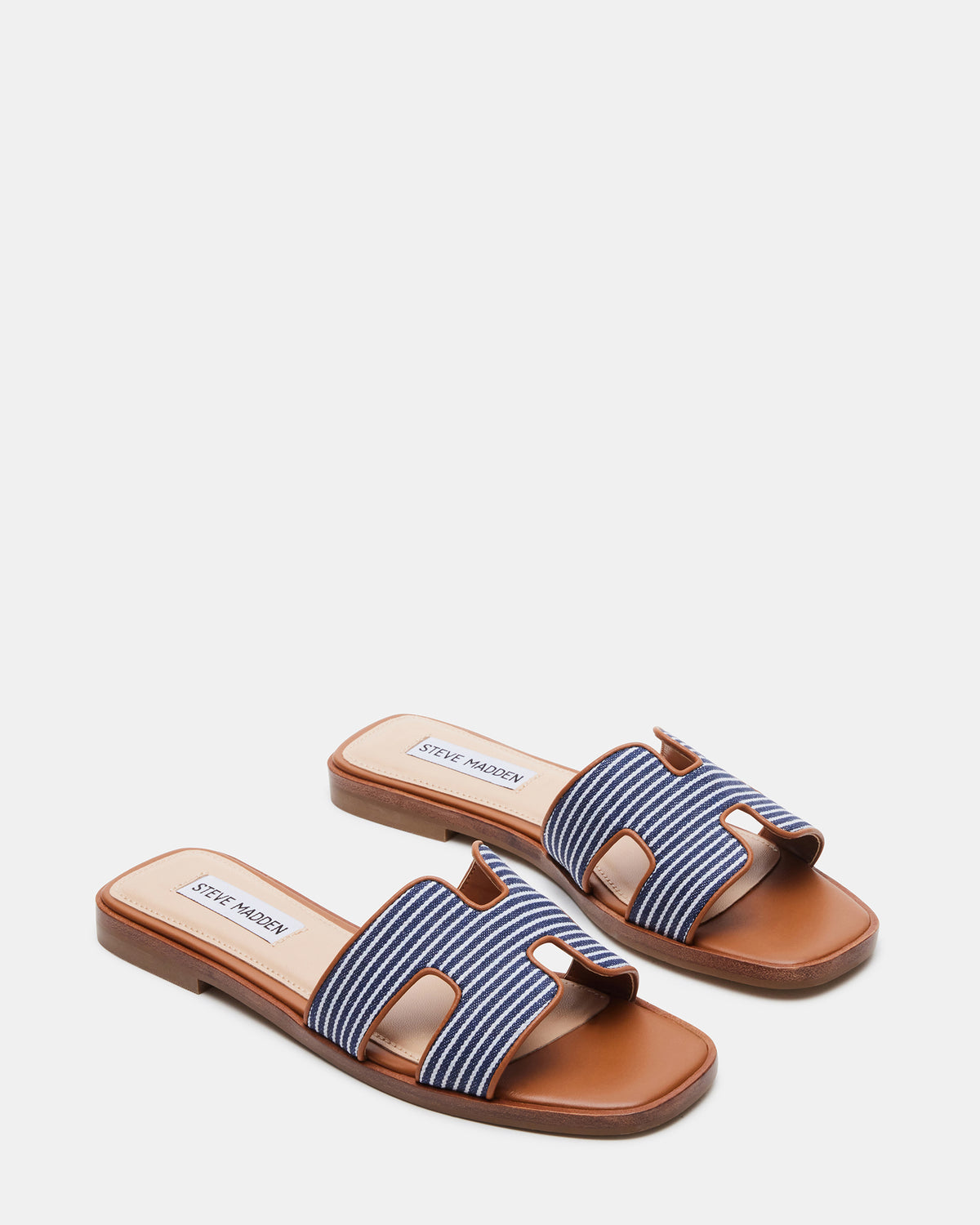 HADYN Navy Multi Sandal | Women's Designer Sandals - Steve Madden
