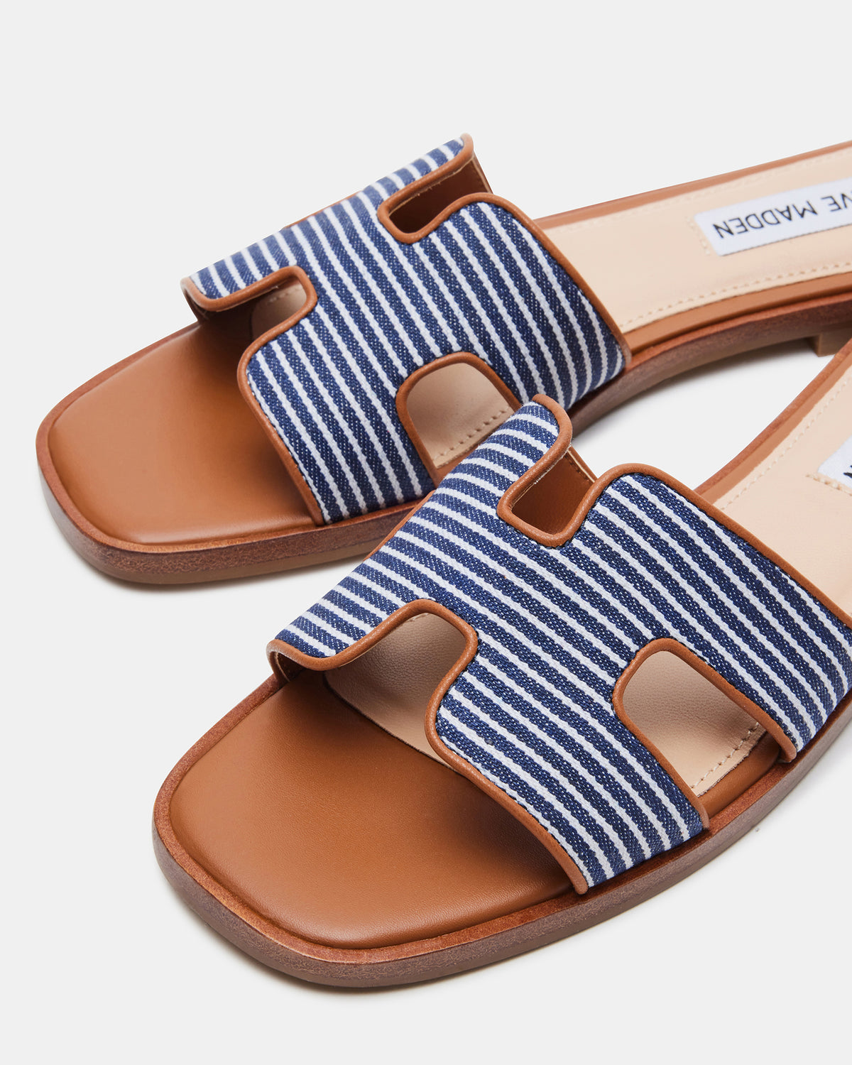 HADYN Navy Multi Sandal | Women's Designer Sandals - Steve Madden