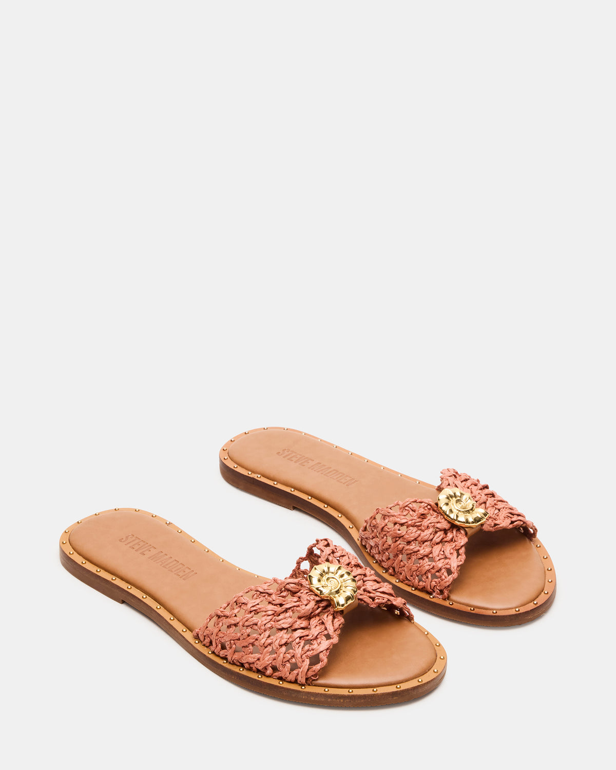 DIPSY Terracotta Conch Slide Rounded Toe Women's Sandal - Steve Madden