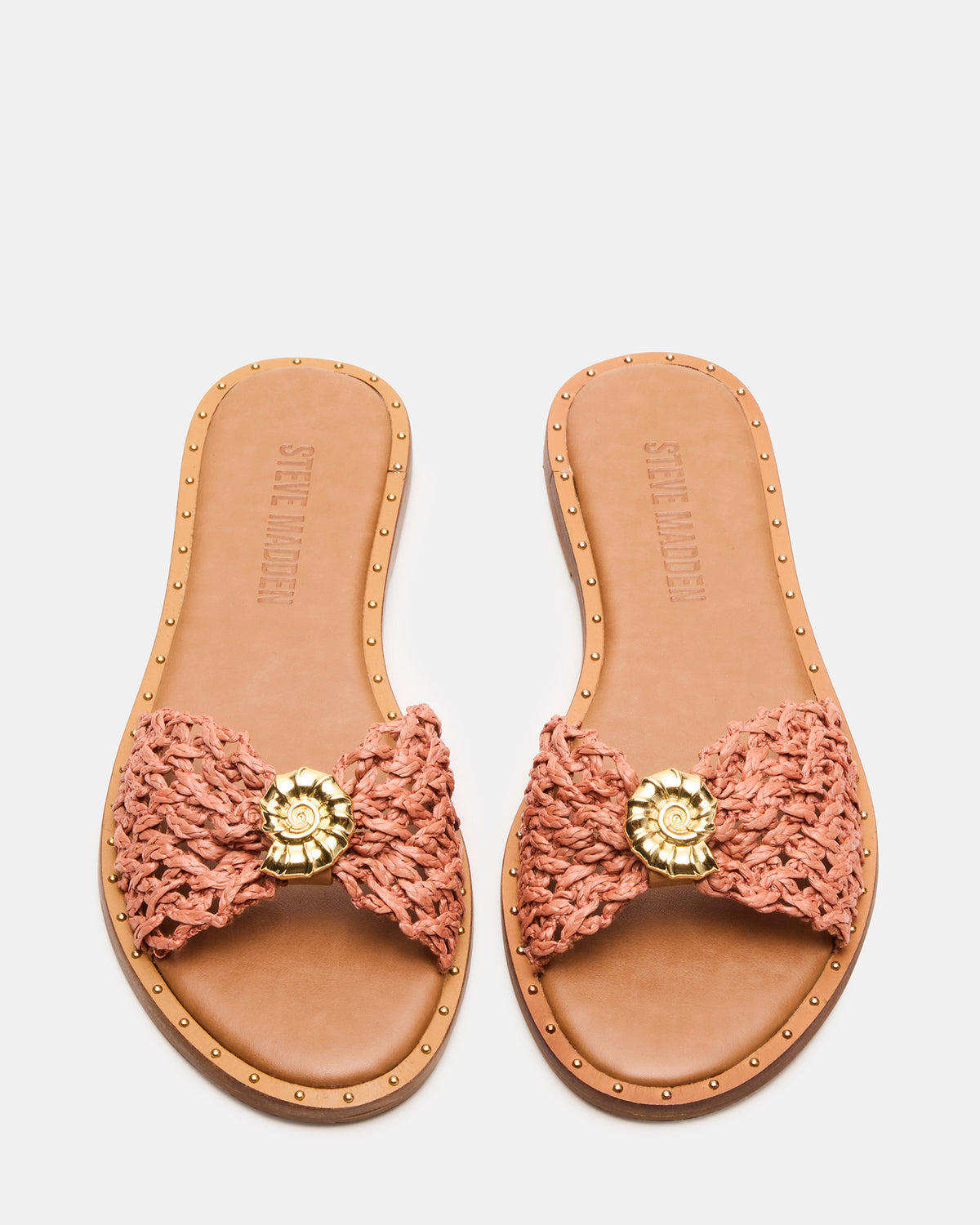 DIPSY Terracotta Conch Slide Rounded Toe Women's Sandal - Steve Madden