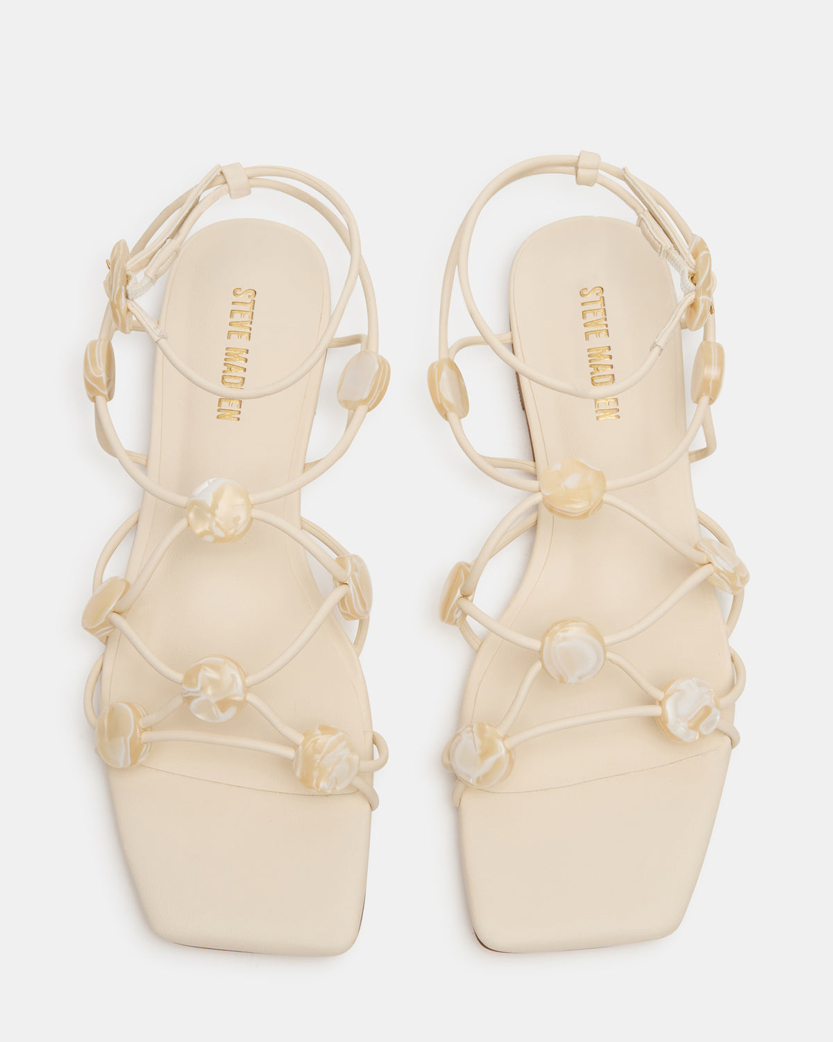 TIDES Pearl Strappy Square-Toe Women's Sandal - Steve Madden