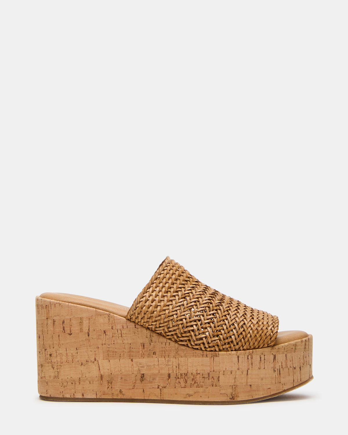 COASTAL Raffia Platform Wedge Mule Women's Sandal - Steve Madden