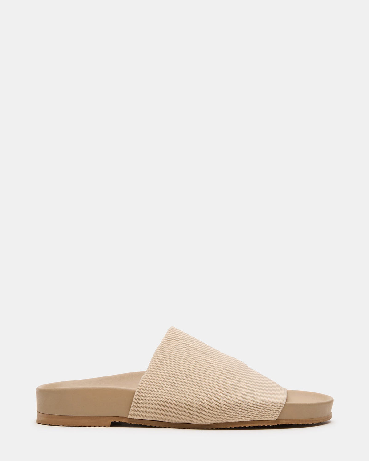 SANSA Tan Flatform Footbed Slide Women's Sandal - Steve Madden