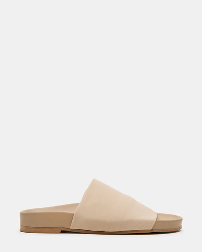 SANSA Tan Flatform Footbed Slide Women's Sandal - Steve Madden