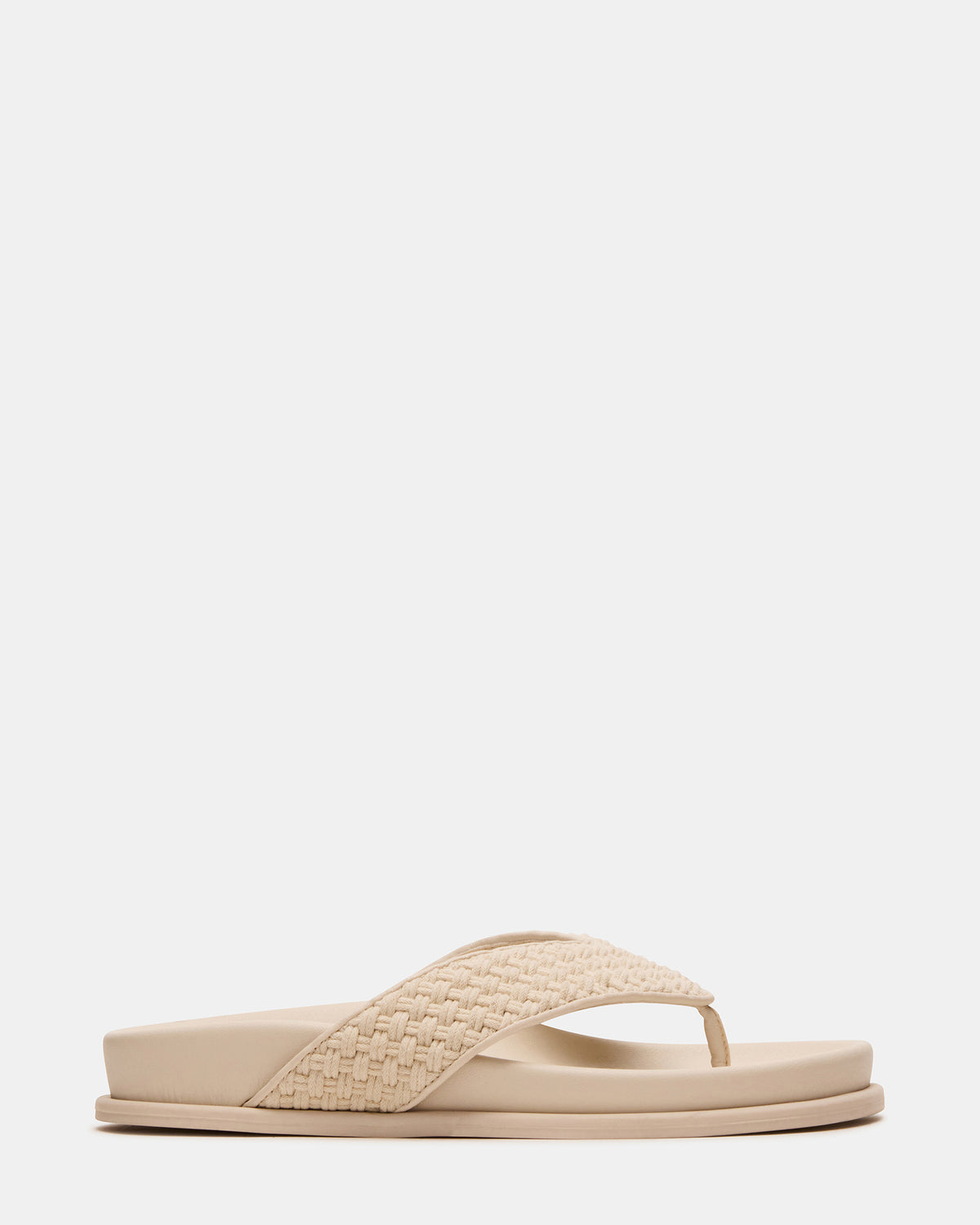 ZINNIA Bone Multi Women's Thong Footbed Sandal - Steve Madden