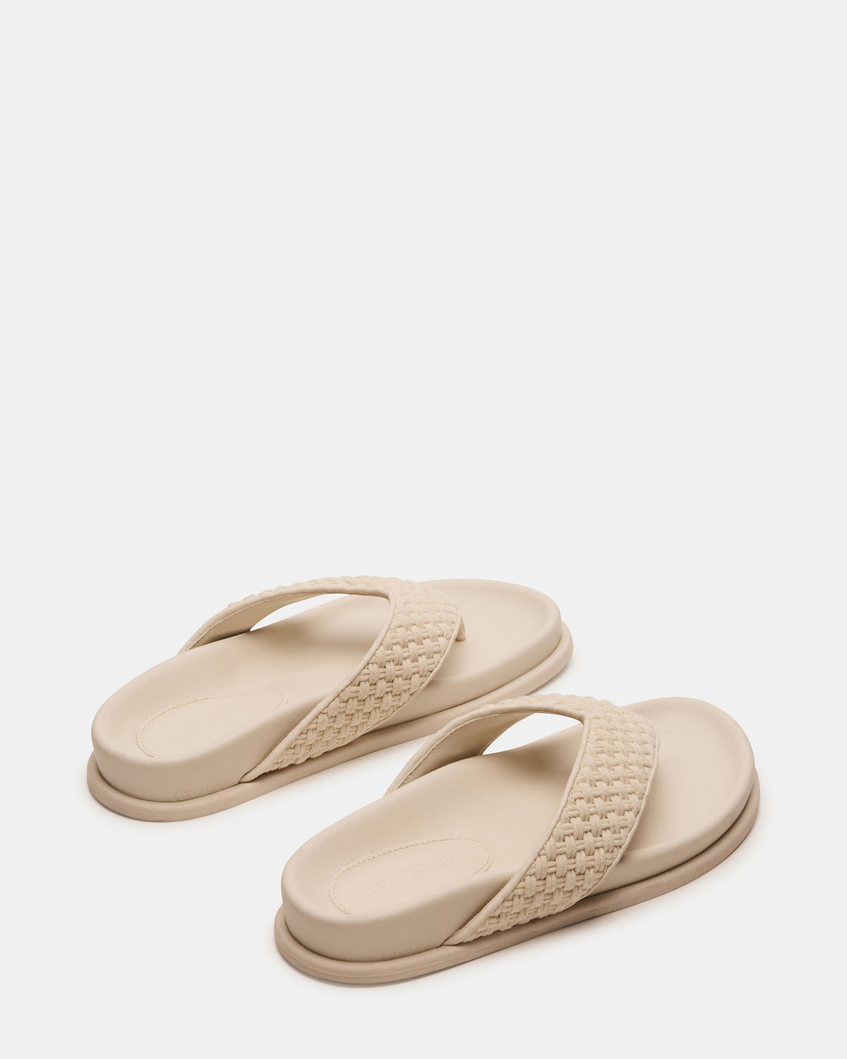 ZINNIA Bone Multi Women's Thong Footbed Sandal - Steve Madden