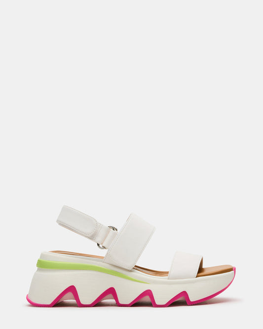 LOCHAN Bone Platform Flatform Strappy Women's Sandal - Steve Madden