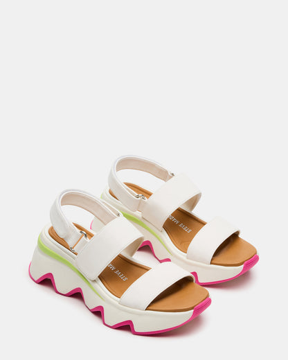 LOCHAN Bone Platform Flatform Strappy Women's Sandal - Steve Madden