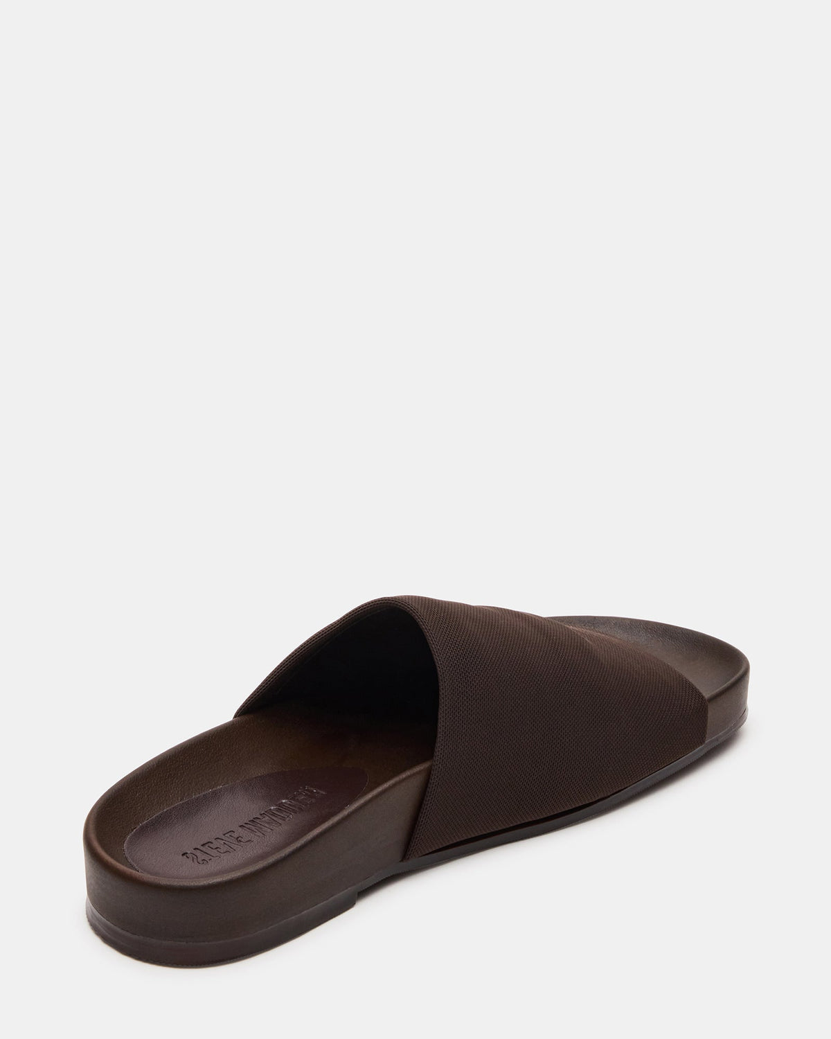 SANSA Brown Flatform Footbed Slide Women's Sandal - Steve Madden