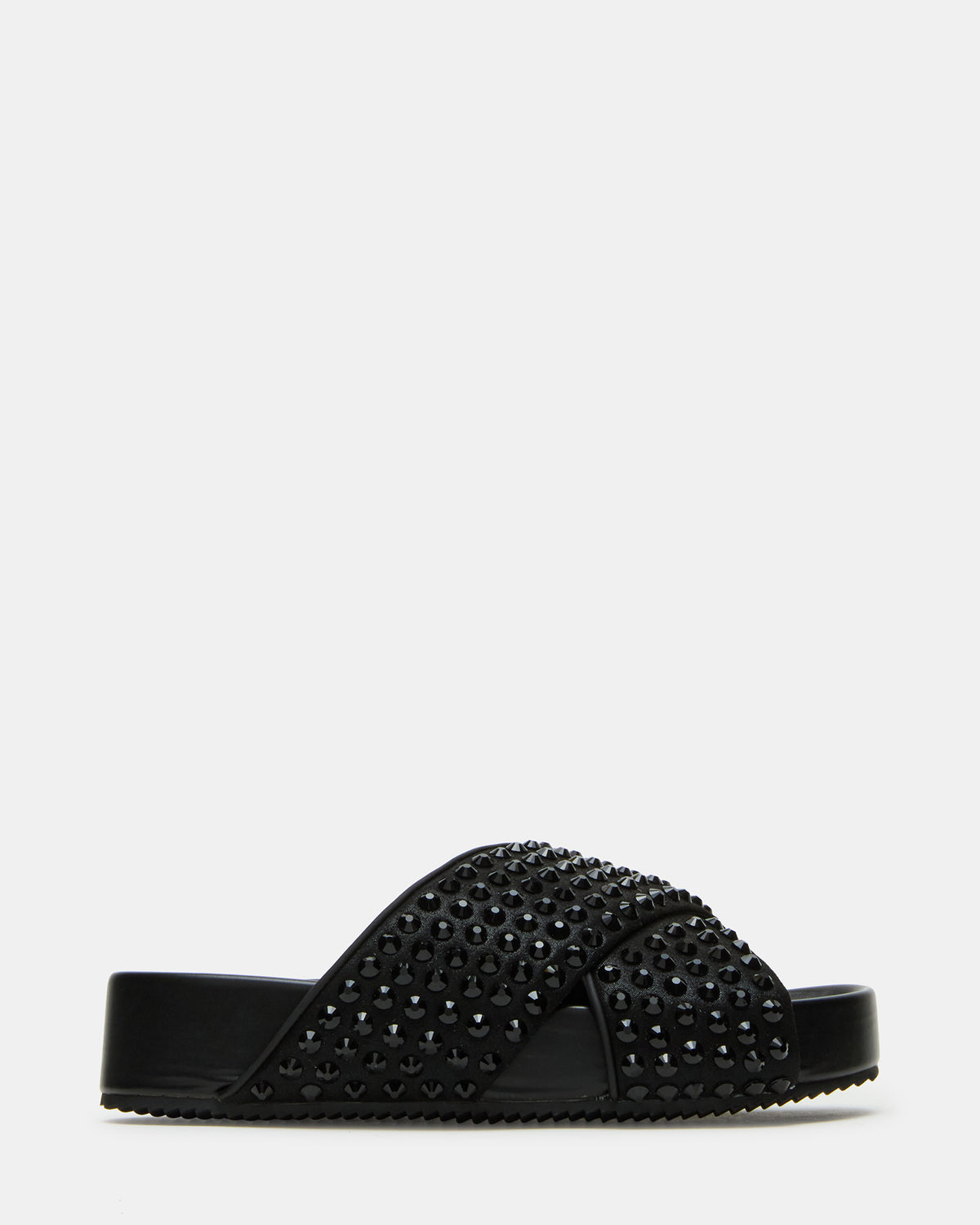 AVENDRA Black Multi Flatform Slide Women's Sandal - Steve Madden