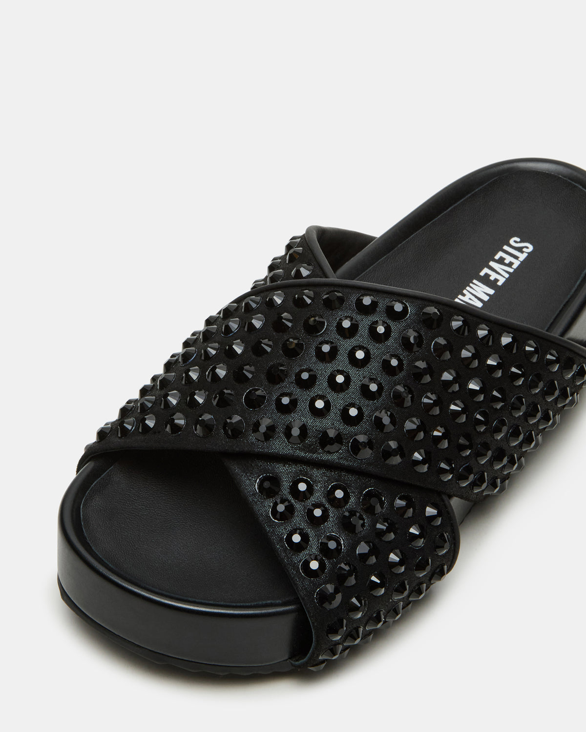 AVENDRA Black Multi Flatform Slide Women's Sandal - Steve Madden