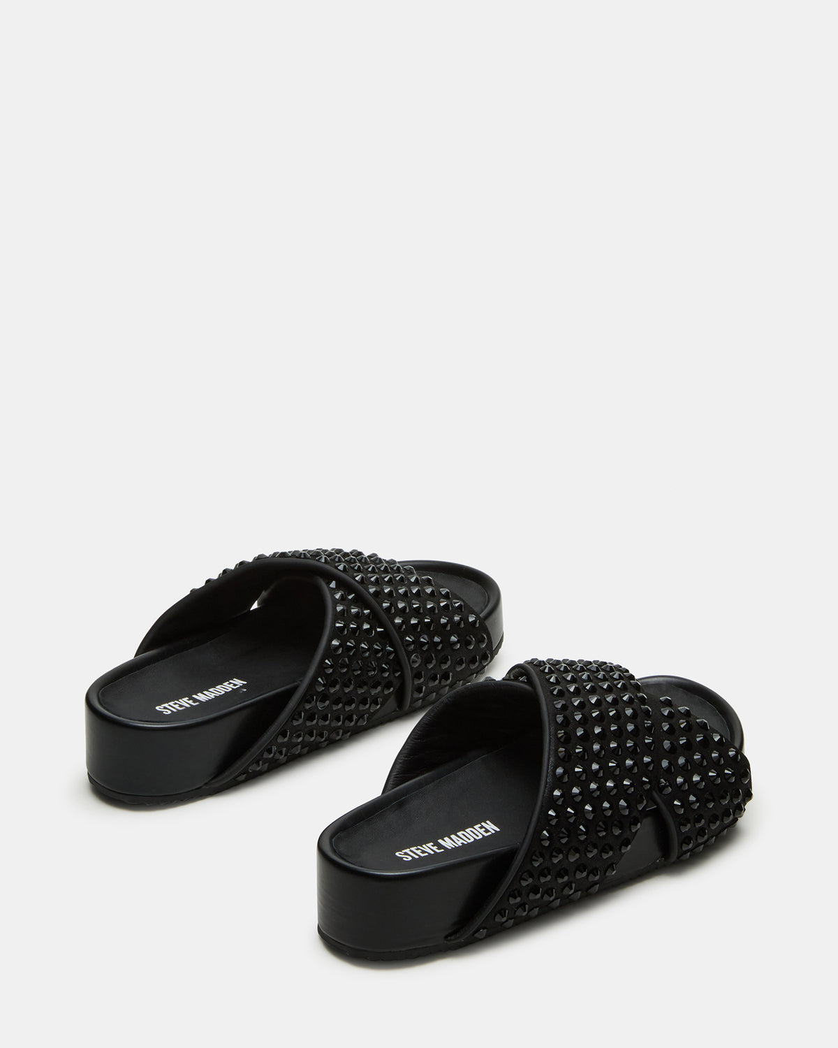AVENDRA Black Multi Flatform Slide Women's Sandal - Steve Madden