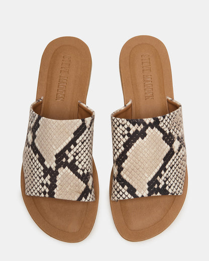 KIPP Natural Snake Slide Women's Sandal - Steve Madden