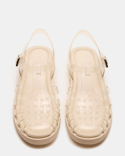 FLICKER Clear Women's Fisherman Jelly Sandal - Steve Madden