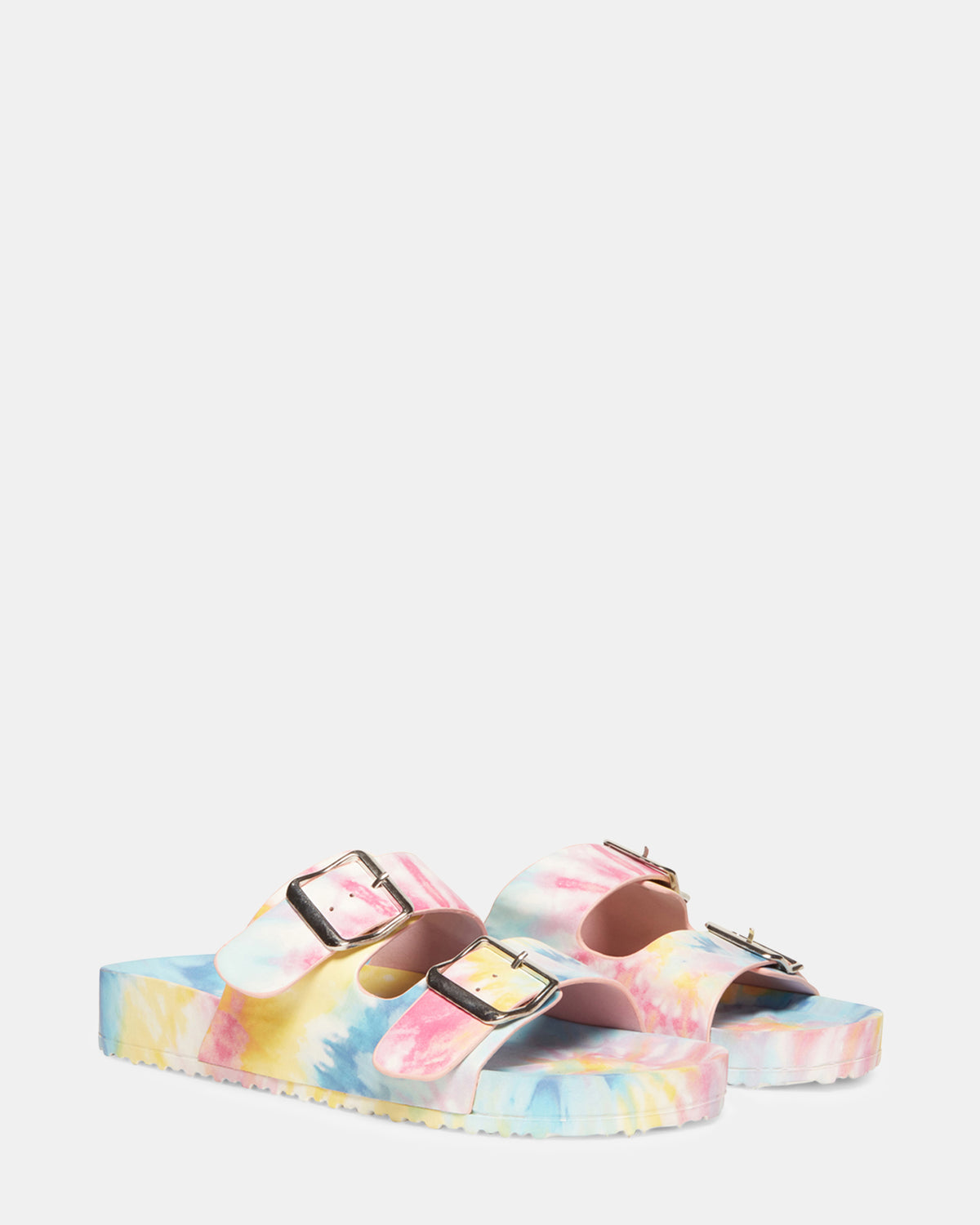 TEDDY-T PASTEL MULTI | Tie Dye Slides - Steve Madden