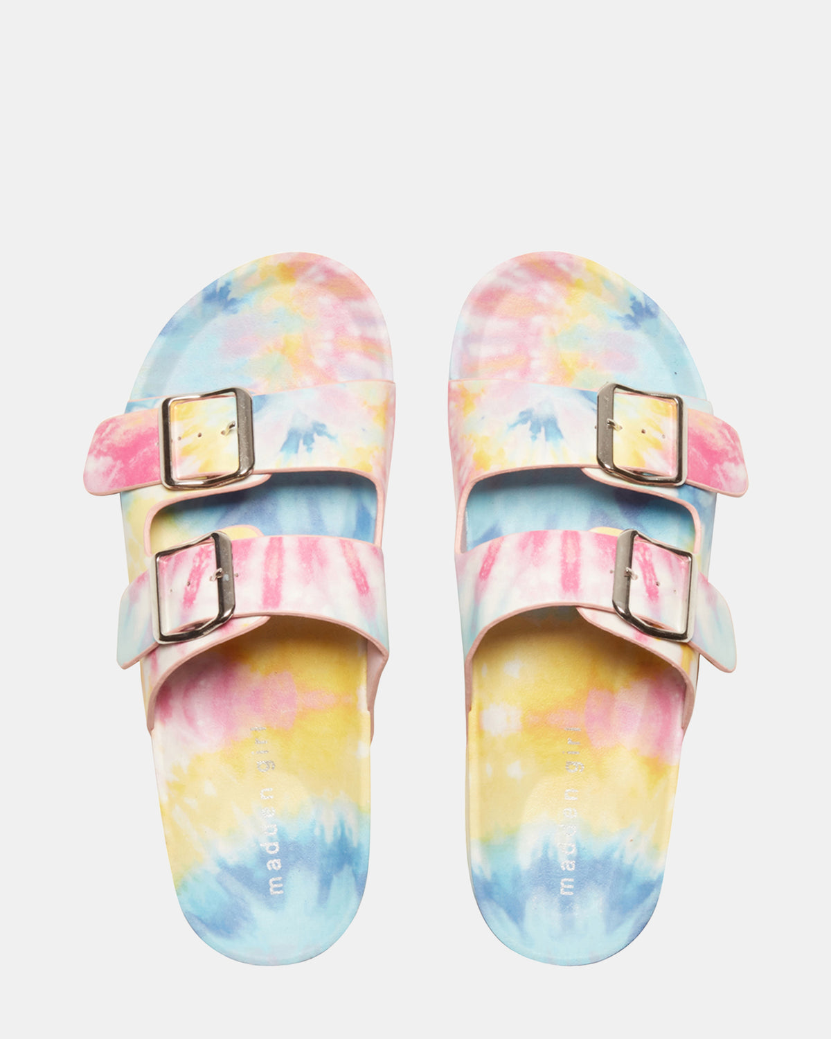 TEDDY-T PASTEL MULTI | Tie Dye Slides - Steve Madden