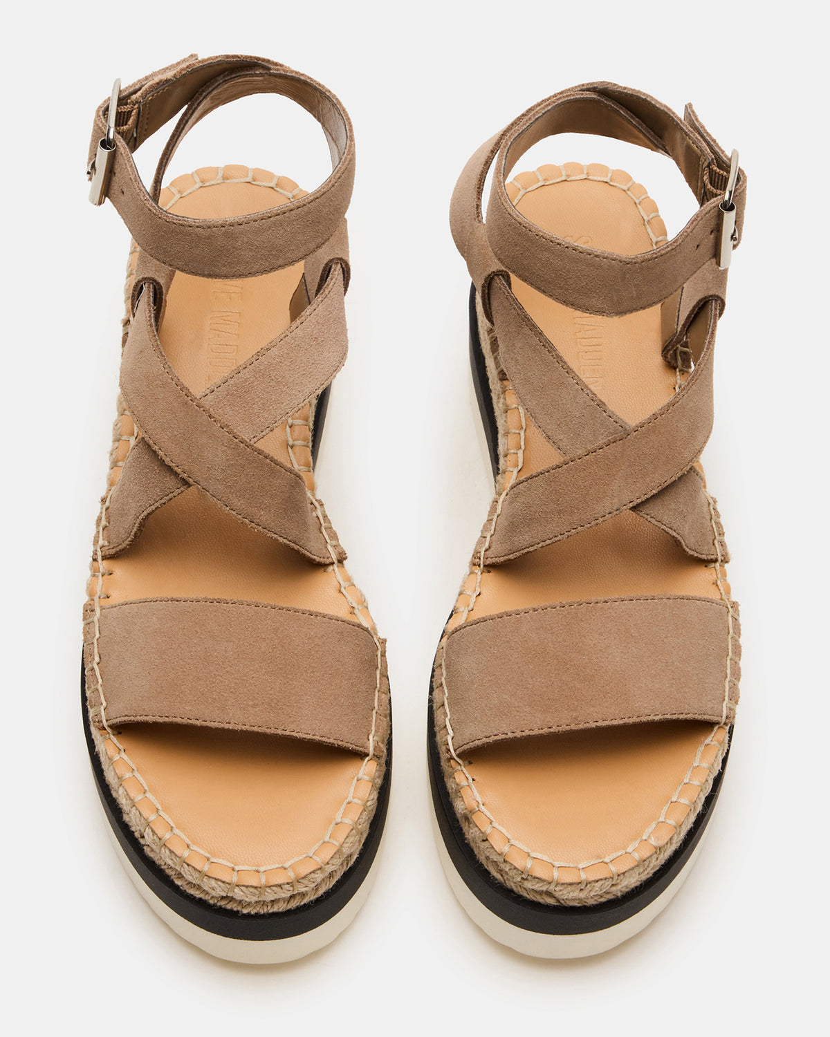 SOREN Taupe Suede Women's Espadrille Sandal - Steve Madden