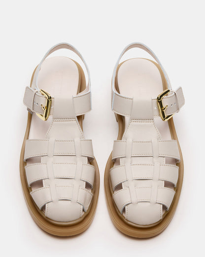 TOPE Bone Leather Strappy Fisherman Women's Sandal - Steve Madden