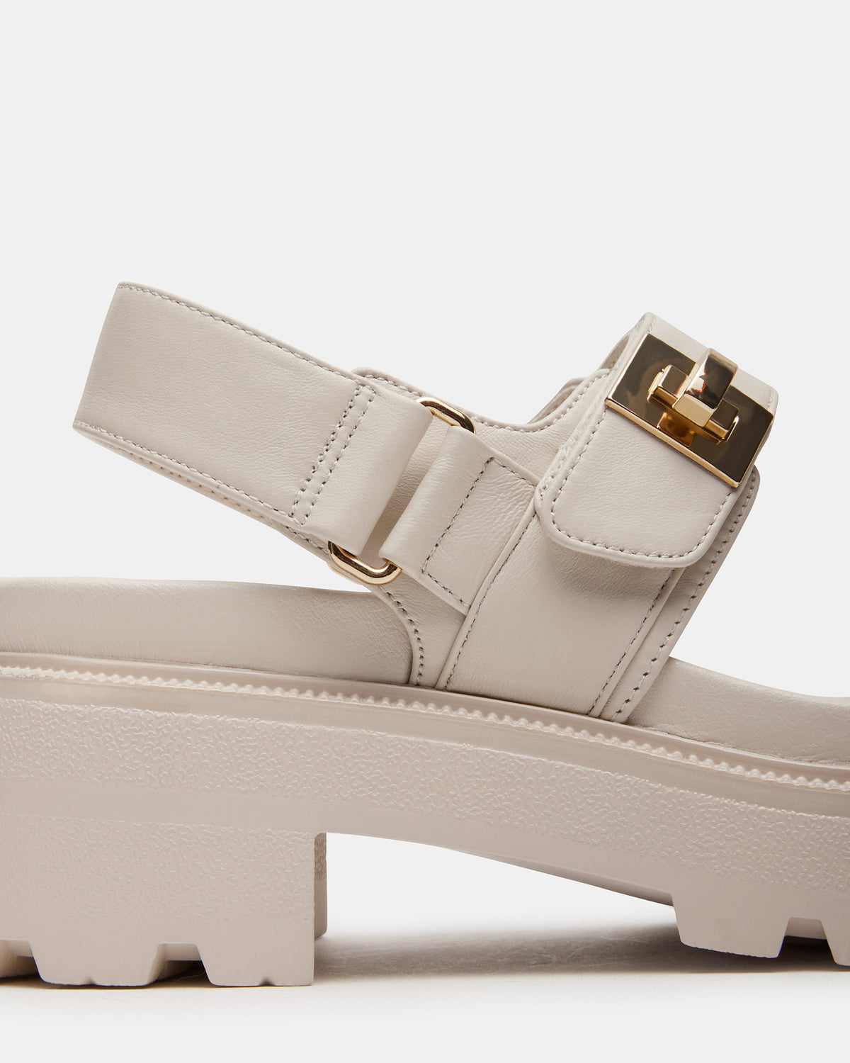 SUPERMONA Bone Leather Women's Platform Sandal - Steve Madden