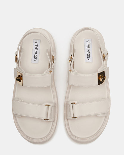 SUPERMONA Bone Leather Women's Platform Sandal - Steve Madden