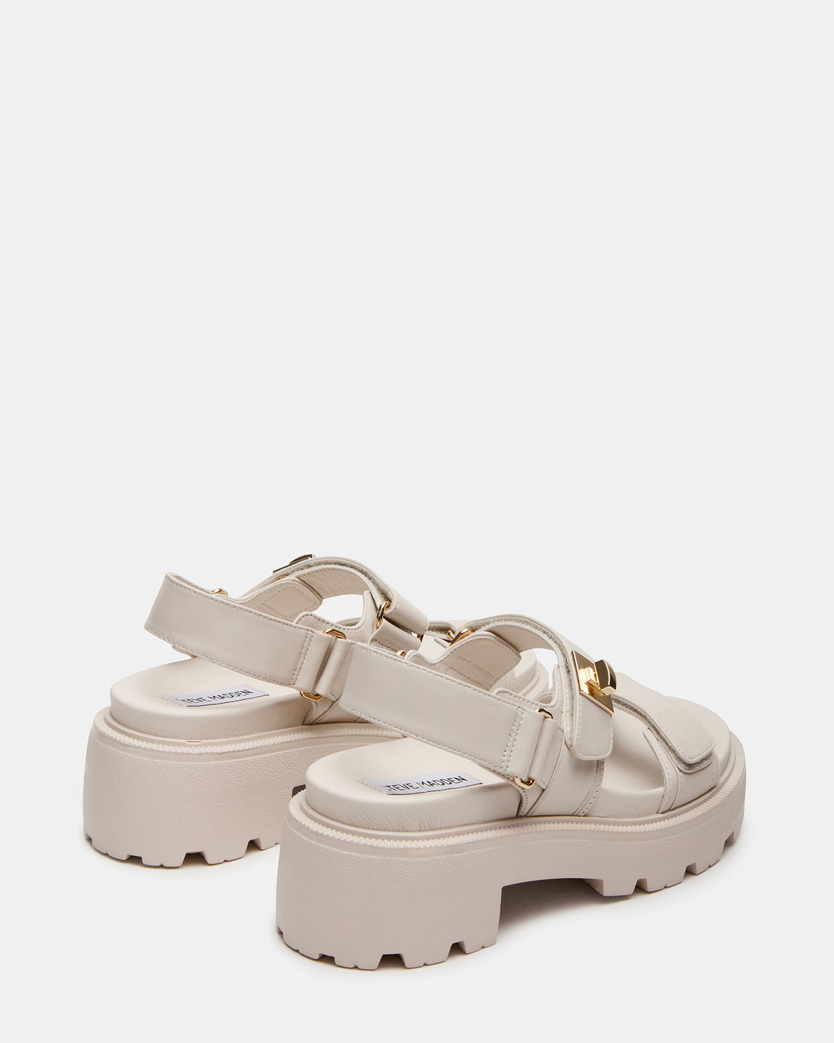 SUPERMONA Bone Leather Women's Platform Sandal - Steve Madden