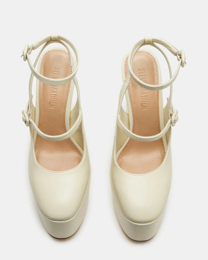 SCOTLYN Bone Leather Women's Platform Block Heel - Steve Madden