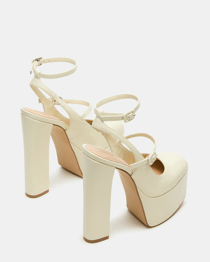 SCOTLYN Bone Leather Women's Platform Block Heel - Steve Madden