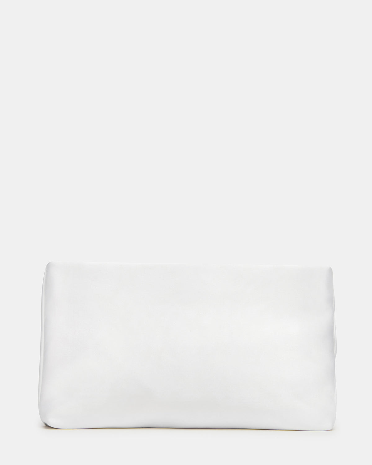 LILIA Bag White Elongated Pleated Crossbody Clutch Handbag - Steve Madden