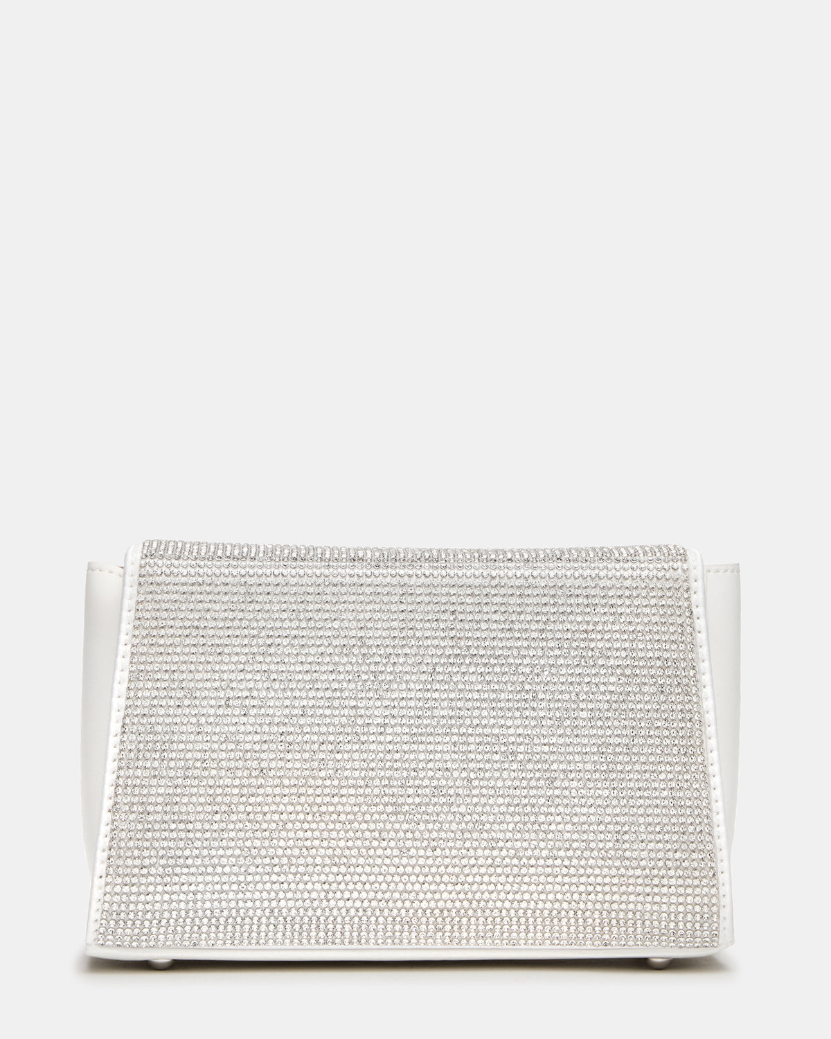 EVELINA Bag Rhinestones Angular Rhinestone Embellished Crossbody Mini Clutch Handbag - Steve Madden