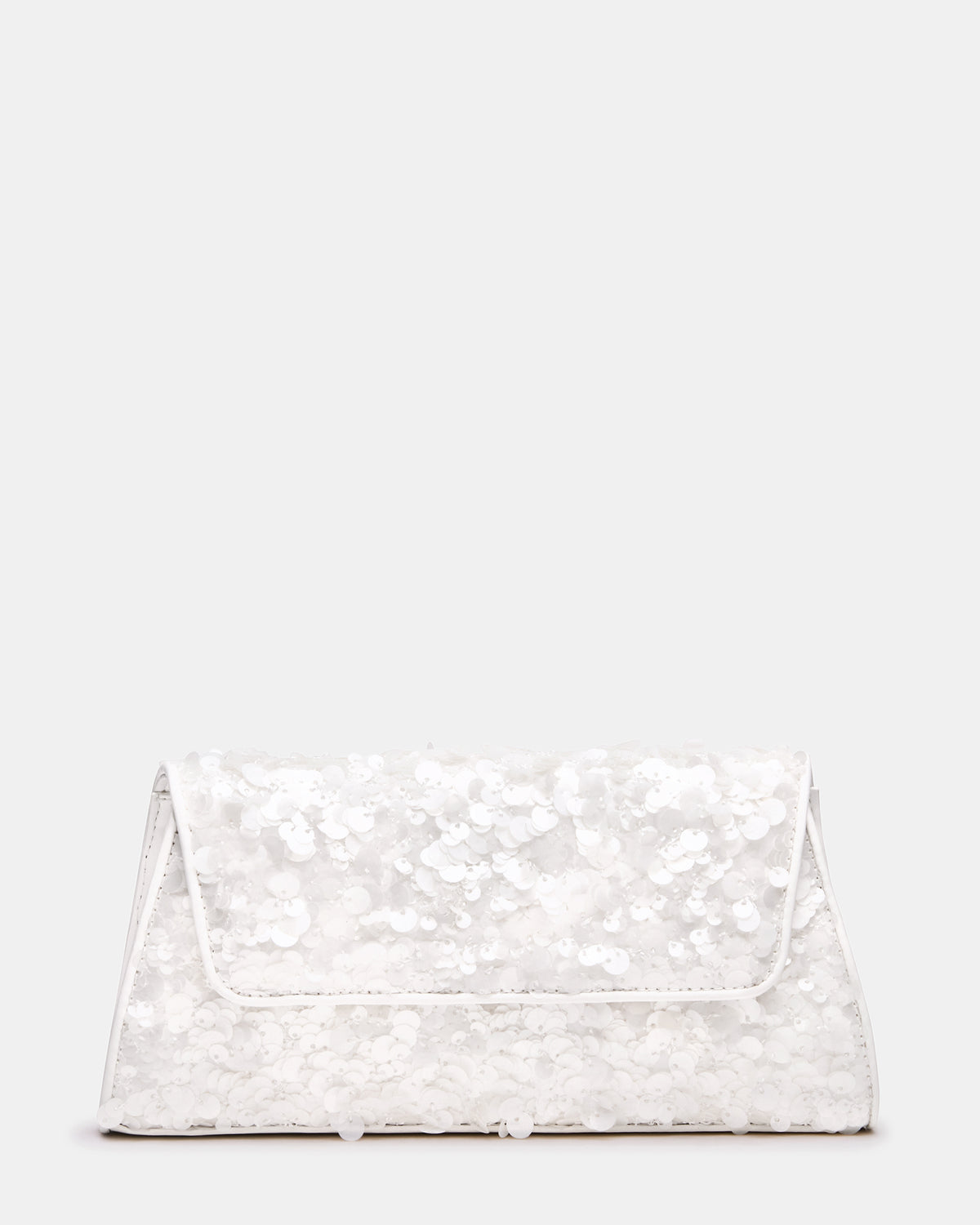 AVANT Bag Sequin French Binding Trapezoid Crossbody Clutch Handbag - Steve Madden