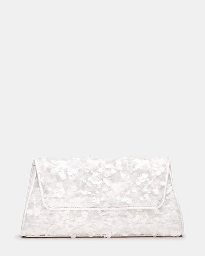 AVANT Bag Sequin French Binding Trapezoid Crossbody Clutch Handbag - Steve Madden