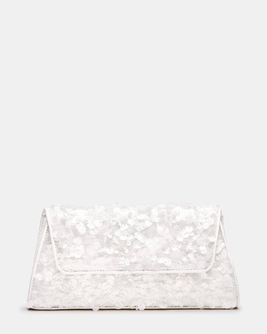AVANT Bag Sequin French Binding Trapezoid Crossbody Clutch Handbag - Steve Madden
