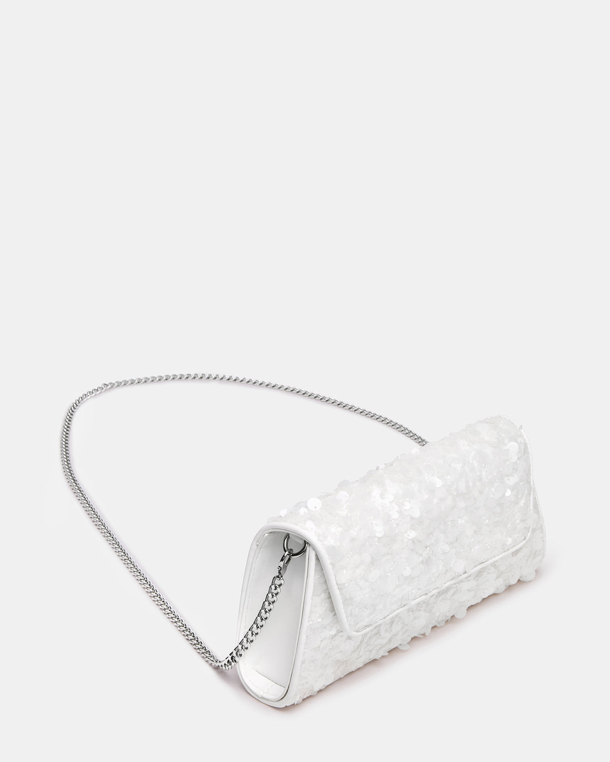 AVANT Bag Sequin French Binding Trapezoid Crossbody Clutch Handbag - Steve Madden