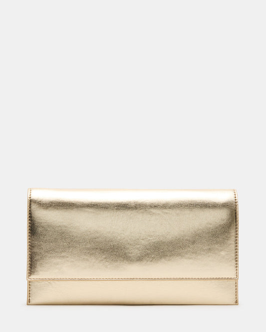 JULIANA Bag Gold Women's Crossbody Clutch Handbag - Steve Madden
