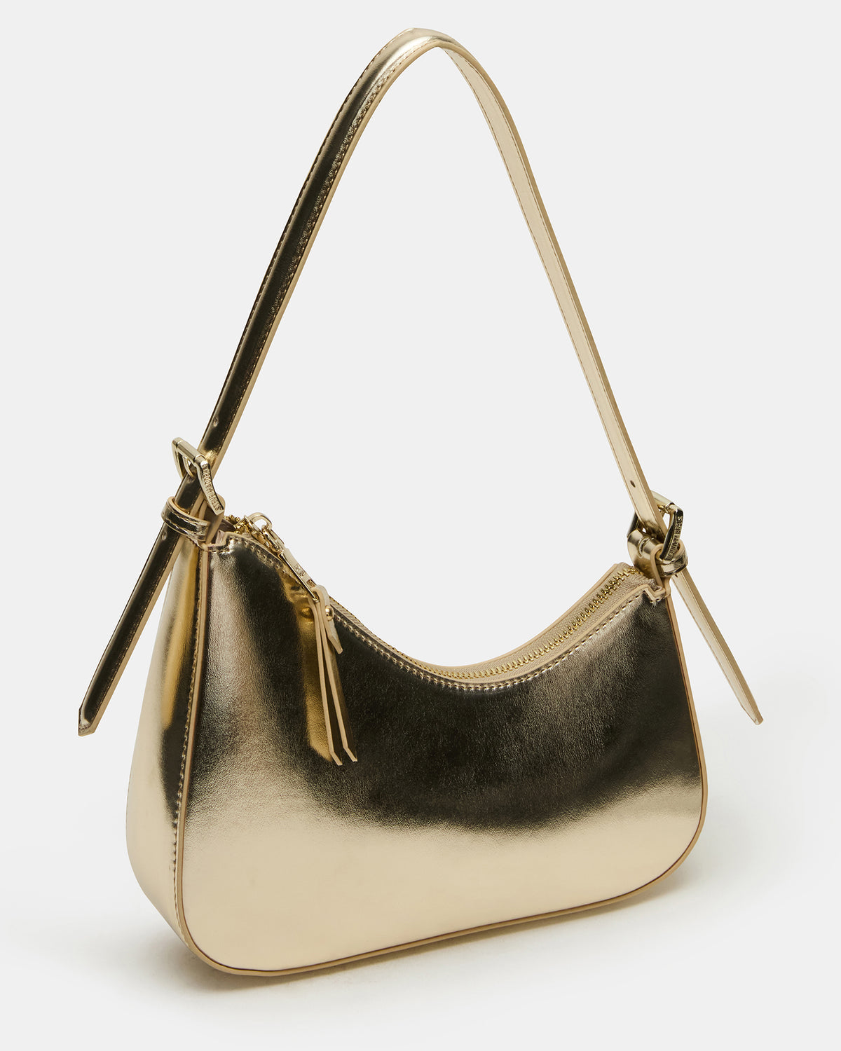 SMITH Bag Gold Asymmetric Shoulder Handbag - Steve Madden