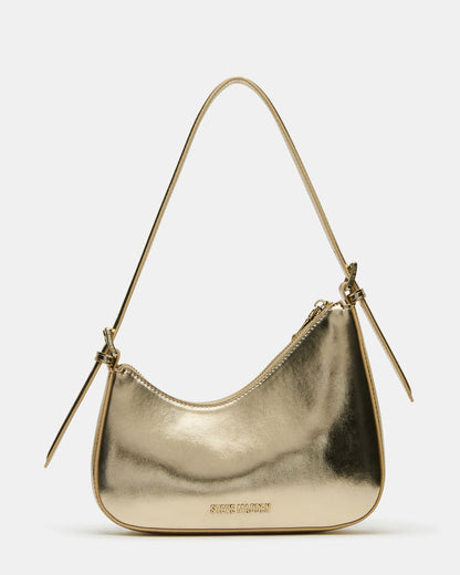 SMITH Bag Gold Asymmetric Shoulder Handbag - Steve Madden