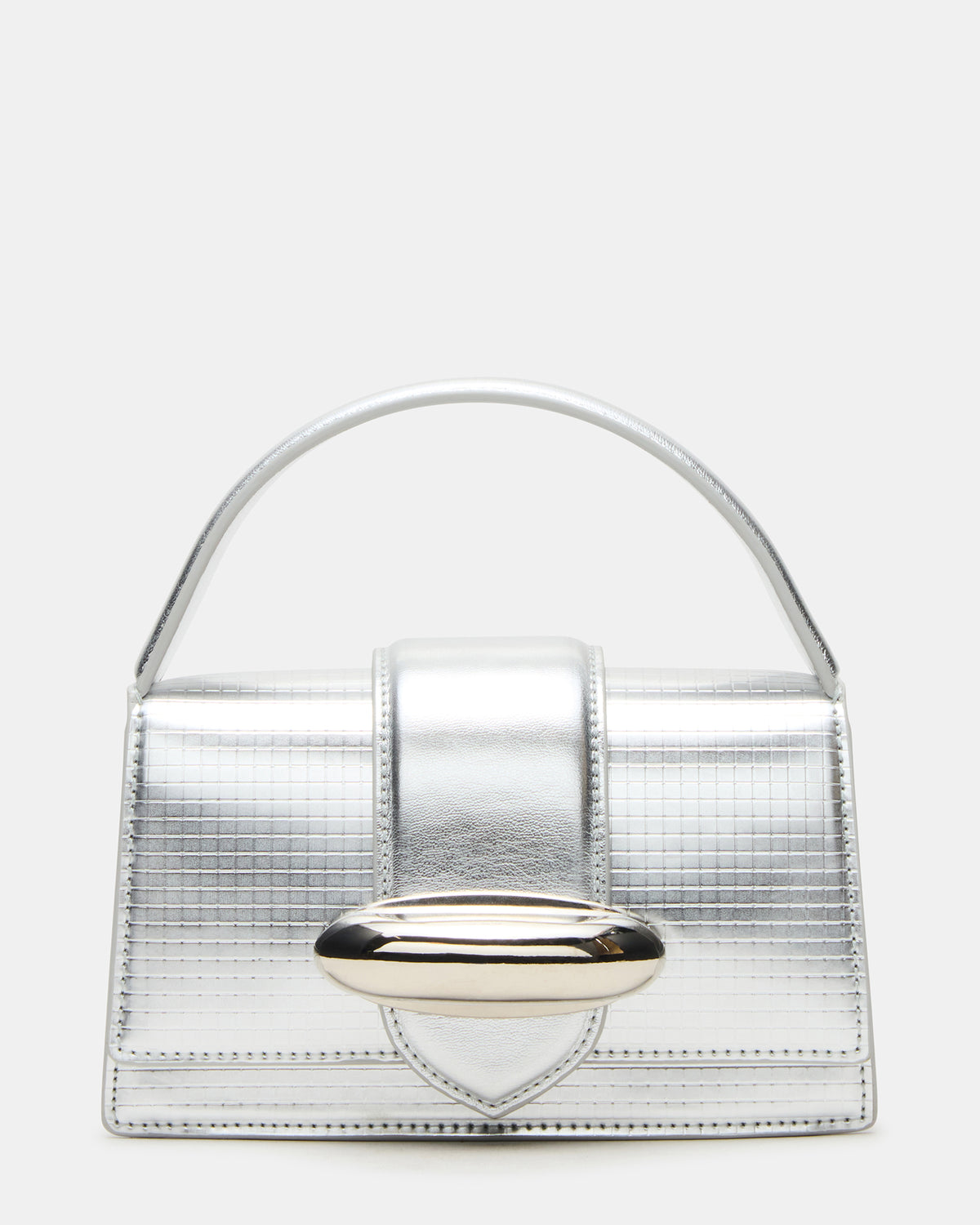 MISHELL Bag Silver Disco Top-Handle Mini Handbag - Steve Madden