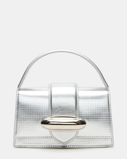 MISHELL Bag Silver Disco Top-Handle Mini Handbag - Steve Madden