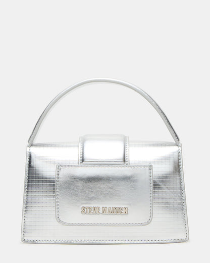 MISHELL Bag Silver Disco Top-Handle Mini Handbag - Steve Madden