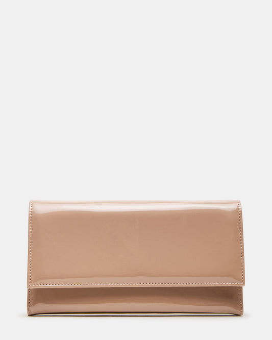 JULIANA Bag Blush Patent Crossbody Clutch Handbag - Steve Madden
