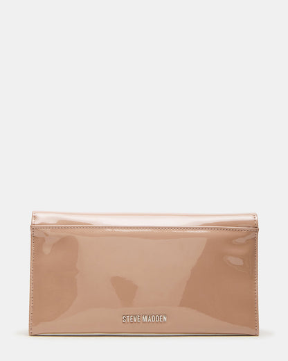 JULIANA Bag Blush Patent Crossbody Clutch Handbag - Steve Madden