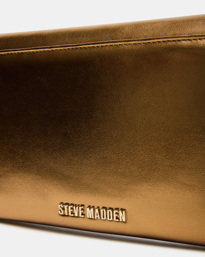 JULIANA Bag Bronze Crossbody Clutch Handbag - Steve Madden