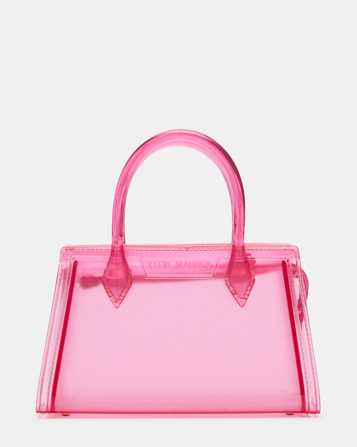 PEACH Jelly Bag Pink Mini Crossbody Top-Handle Handbag - Steve Madden