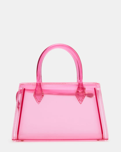 PEACH Jelly Bag Pink Mini Crossbody Top-Handle Handbag - Steve Madden