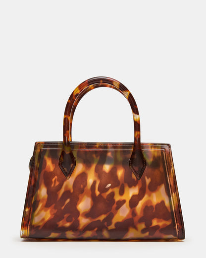 PEACH Jelly Bag Tortoise Mini Crossbody Top-Handle Handbag - Steve Madden