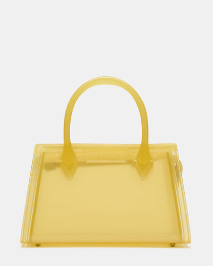 PEACH Jelly Bag Yellow Mini Crossbody Top-Handle Handbag - Steve Madden