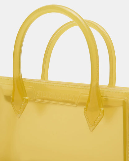 PEACH Jelly Bag Yellow Mini Crossbody Top-Handle Handbag - Steve Madden