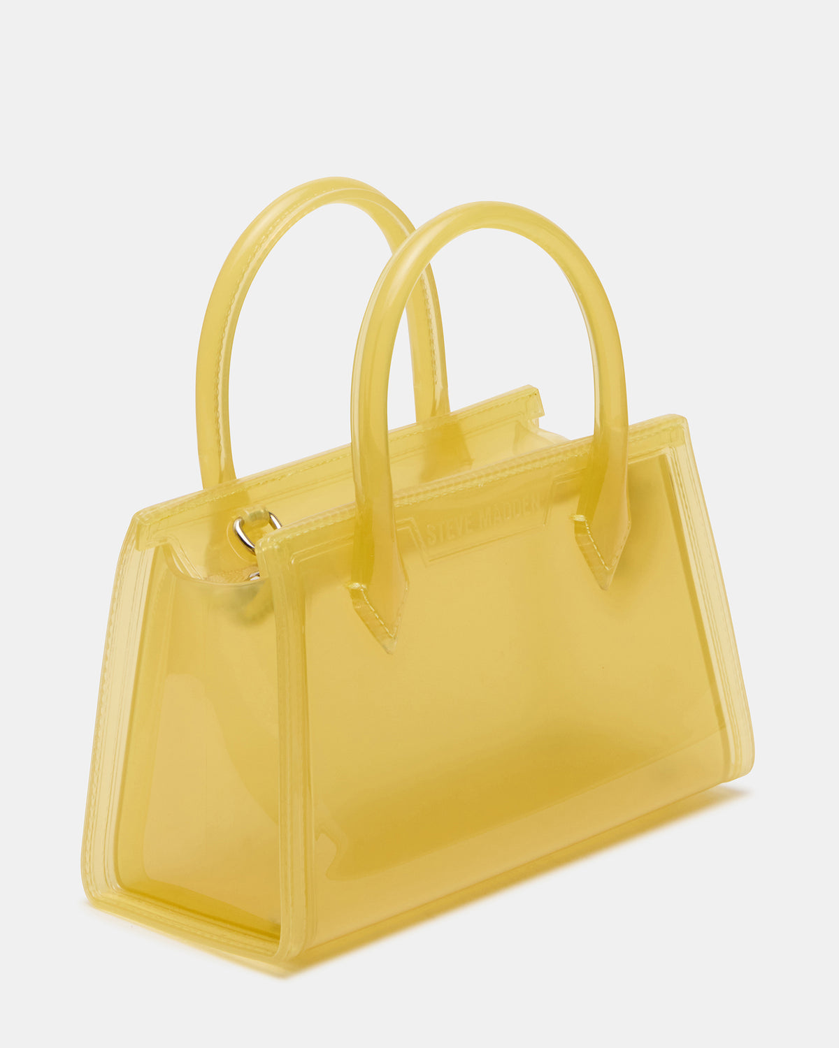 PEACH Jelly Bag Yellow Mini Crossbody Top-Handle Handbag - Steve Madden