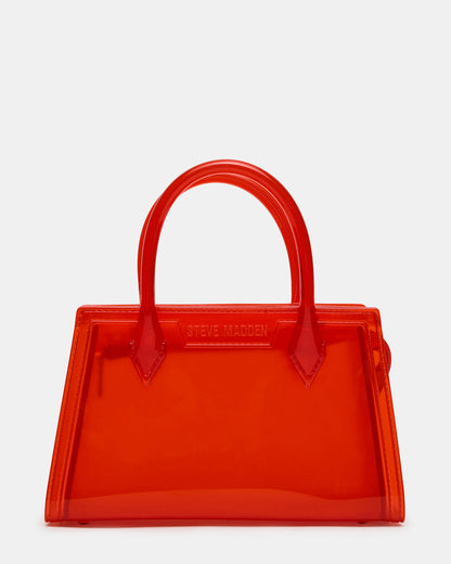 PEACH Jelly Bag Red Mini Crossbody Top-Handle Handbag - Steve Madden
